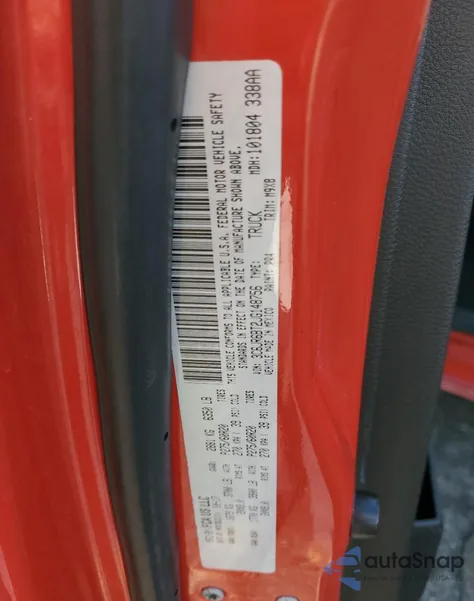 2018 Ram 1500 Slt z USA, uszkodzony, nr VIN 3C6JR6BT2JG148756